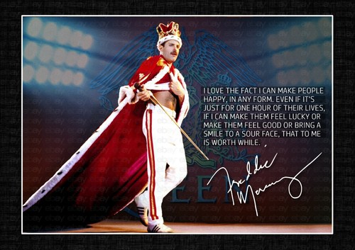Queen freddie mercury signed - queen,