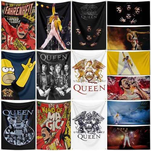 Queen rock band - band, flag